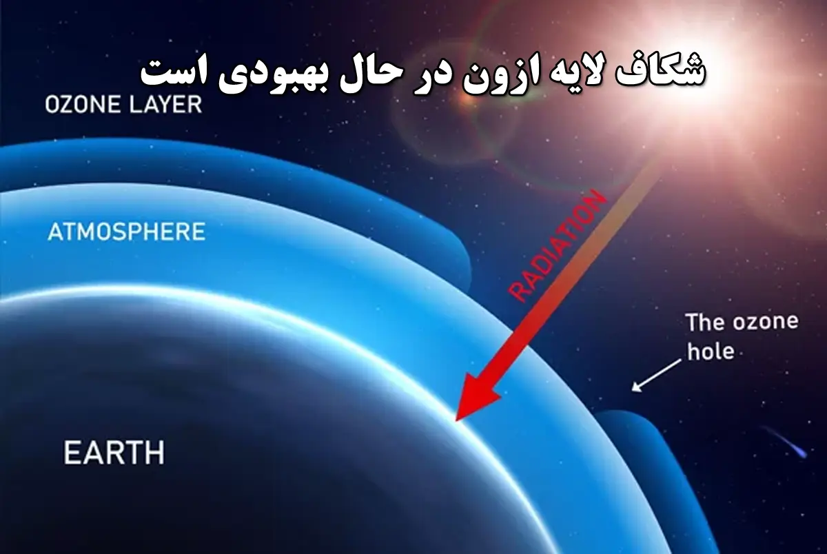 شکاف لایه ازون در حال بهبودی است